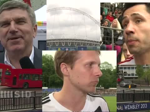 CL-Finale elektrisiert Funktionäre, Spitzensportler & Comedians