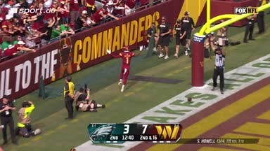 Howell auf Datson: Washington erhöht gegen die Eagles