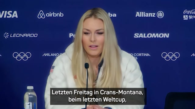 Lindsey Vonn verkündet Verletzungsschock Lindsey Vonn verkündet Verletzungsschock