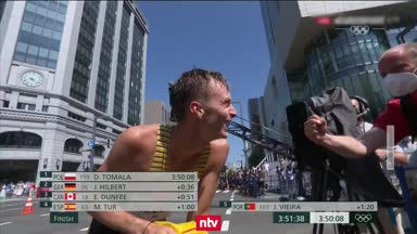 Hilbert holt Sensationssilber im Gehen!