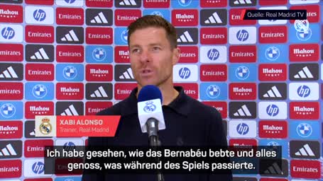 Alonso: "Habe gesehen, wie das Bernabeu bebte" Alonso: "Habe gesehen, wie das Bernabeu bebte"