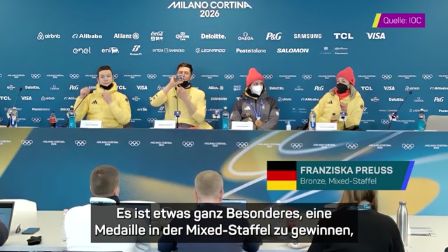 Mixed-Staffel holt Bronze: "Einfach total verrückt"