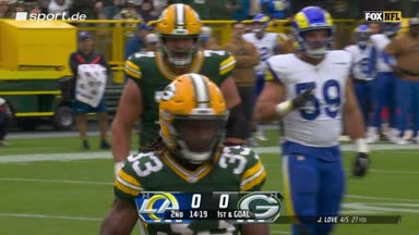 Aaron Jones! Packers legen gegen Rams vor