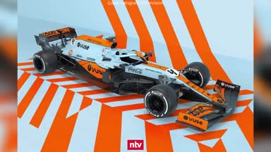 McLaren mit kultiger Retro-Lackierung in Monaco