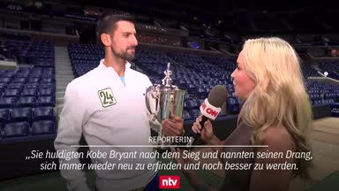 Novak Djokovic huldigt Kobe Bryant