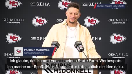 Mahomes: Trick klappte wegen "Werbespots"