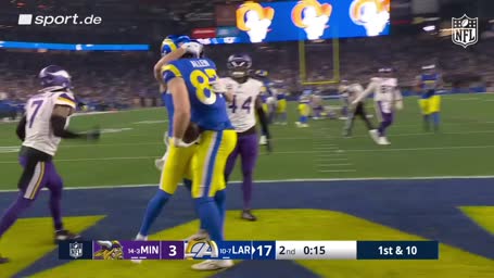 Rams erzielen dritten Touchdown vor der Pause