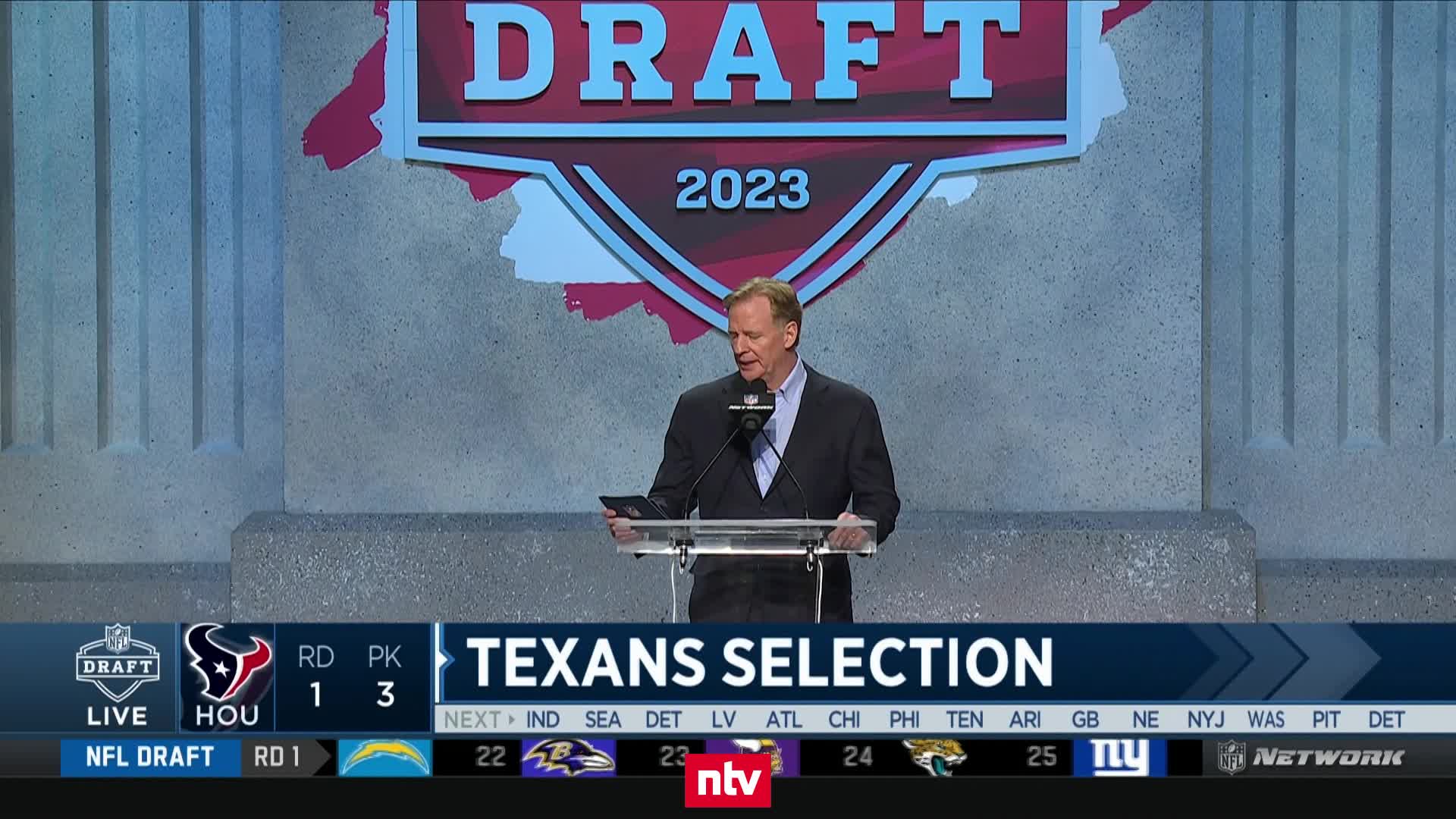 Noch mal die Texans! Will Anderson ist Pick Nummer 3