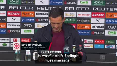 Toppmöller nach Tor-Orgie völlig von den Socken
