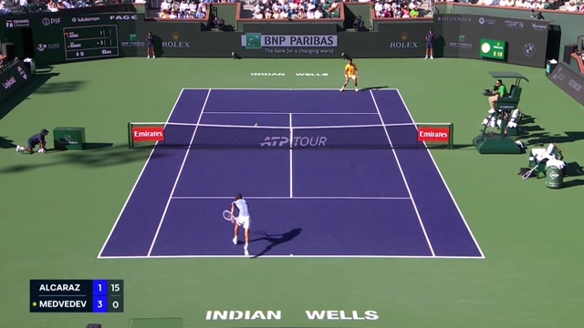 Medvedev stoppt Alcaraz-Serie Medvedev stoppt Alcaraz-Serie