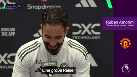 Amorim über ManUnited-Job: "Es war hart" Amorim über ManUnited-Job: "Es war hart"