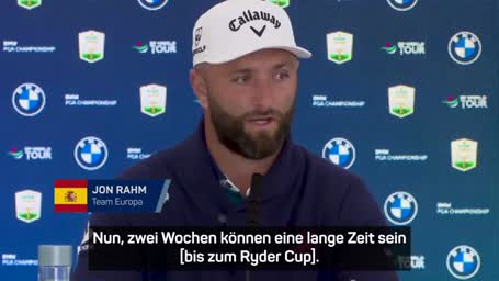 Rahm vor Ryder Cup: "Habe die Dinge im Griff"