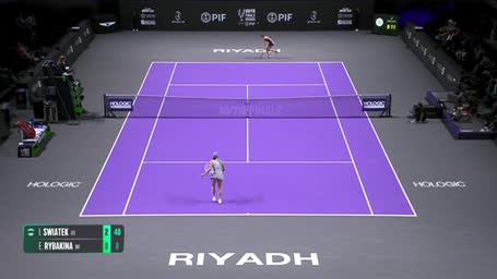 Highlights: Rybakina fügt Swiatek Dämpfer zu