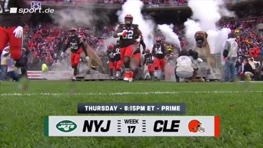 NFL Preview: Jets reisen nach Cleveland