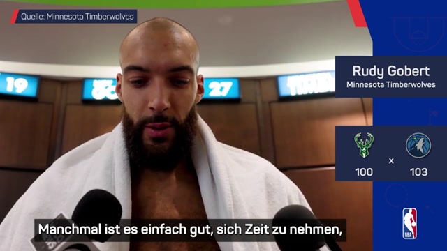 Gobert zu seinen 10.000 Rebounds: "Das ist cool"