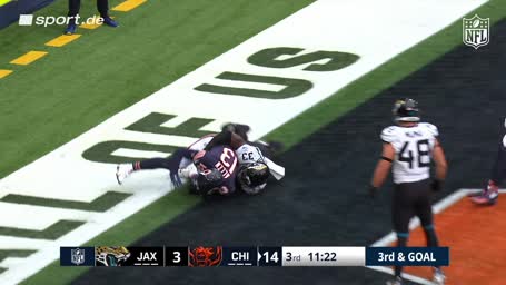 Tea Time in London! Bears zeigen starken Touchdown-Jubel