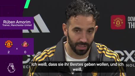 Amorim: "Wollen nicht ständig den Trainer wechseln"