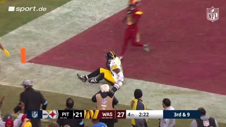Wilson bedient Williams punktgenau in der Endzone