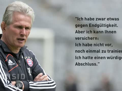 Heynckes: "Habe nicht vor, noch einmal zu trainieren"