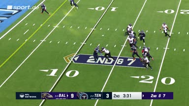 Lamar Jackson findet Zay Flowers in der Endzone!