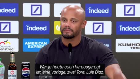 Kompany schwärmt von Doppelpacker Díaz