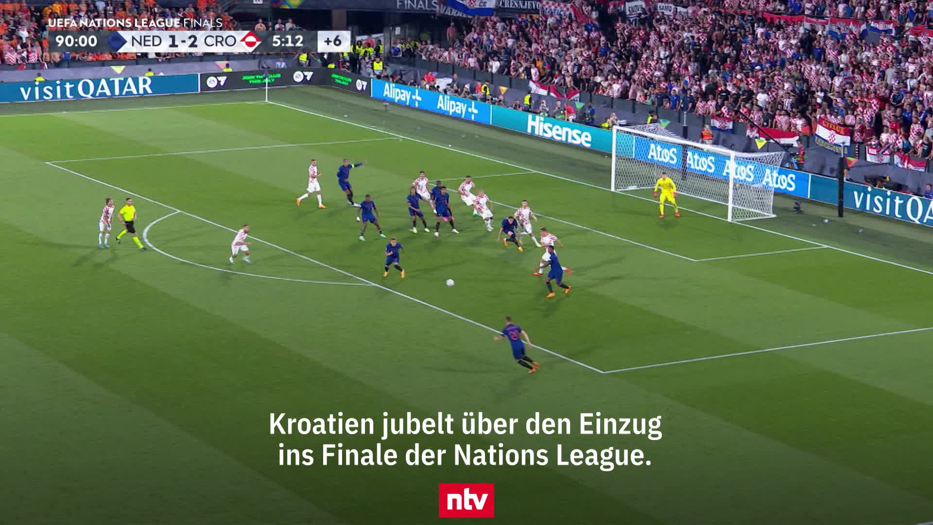 Kroatien bejubelt Einzug ins Nations-League-Finale