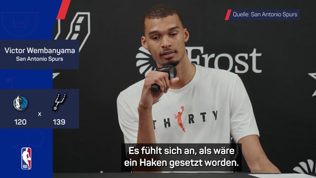 Wembanyama glänzt: "Fühlt sich sehr gut an"