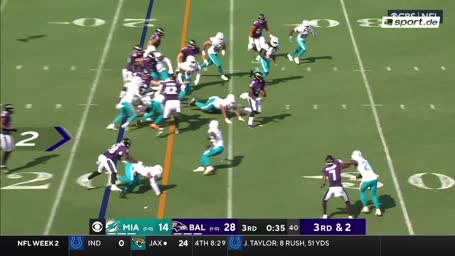 NFL-Countdown: Lamar zeigt seinen Speed