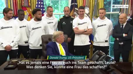 Frauen im Team? Juves bizarrer Besuch bei Trump