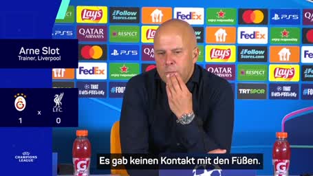 Slot verärgert über Nicht-Elfmeter