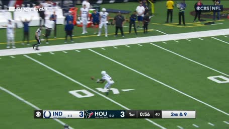 Texans pennen! Downs mutterseelenallein zum Touchdown