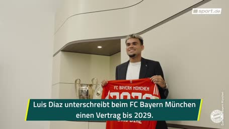 "Fantastischer Spieler": FC Bayern begrüßt Diaz