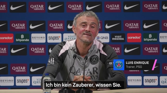 Enrique über PSG-Erfolg: "Ich bin kein Zauberer"