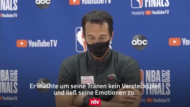 Traum vom NBA-Titel geplatzt: Heat-Coach weint bei der PK