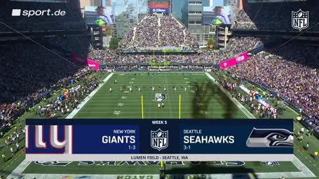 Highlights: Giants schocken Seahawks