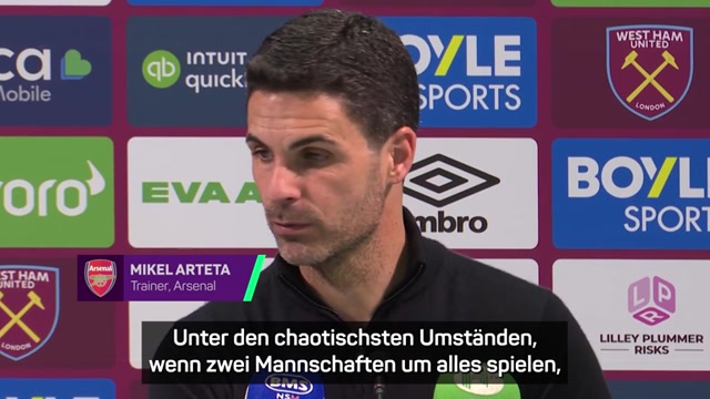 Arteta: VAR-Entscheidung "mutig und richtig" Arteta: VAR-Entscheidung "mutig und richtig"