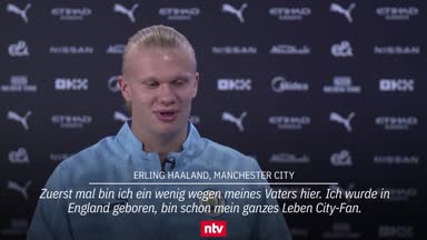 Haaland: "Bin mein ganzes Leben lang City-Fan"