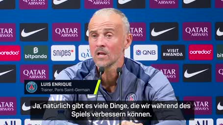 Enrique trotz Sieg gegen Barça: "Viele Dinge zu verbessern"