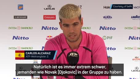 Alcaraz glücklich über Musetti statt Djokovic