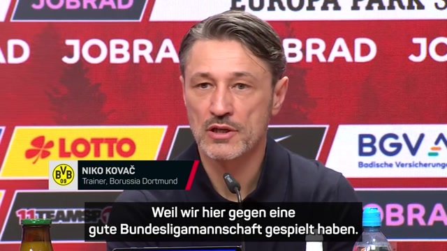 Kovac nach Rot: "Freiburg hat es uns schwer gemacht" Kovac nach Rot: "Freiburg hat es uns schwer gemacht"