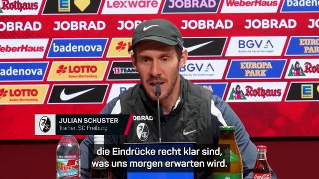 Schuster über RB: "Haben nicht diese Mehrfachbelastung" Schuster über RB: "Haben nicht diese Mehrfachbelastung"