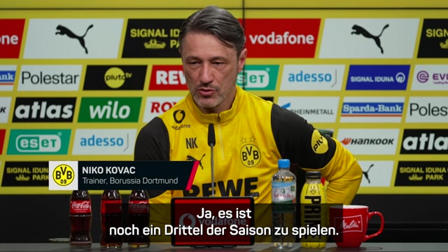 BVB-Spannungsabfall? Kovac: "Noch zehn Spieltage"