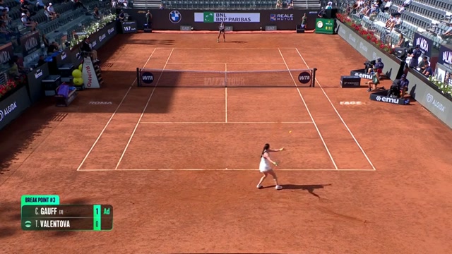 Highlights: Gauff erreicht 3. Runde in Rom