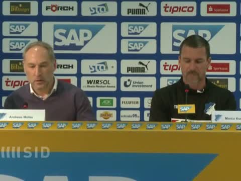 1899 Hoffenheim entlässt Trainer Kurz und Manager Müller