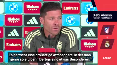 Alonso für das erste Madrid-Derby motiviert