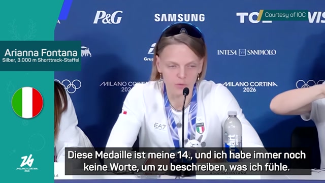 Fontana nach Italien-Olympiarekord: "Fehlen die Worte"