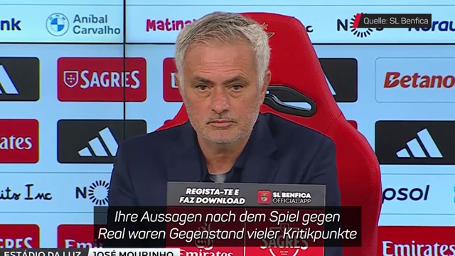 Mourinho reagiert auf Kritik Mourinho reagiert auf Kritik