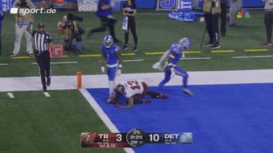 Wahnsinns-Catch bereitet Touchdown vor