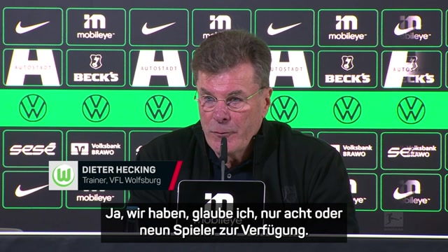 Hecking: "Wir brauchen ein Erfolgserlebnis" Hecking: "Wir brauchen ein Erfolgserlebnis"