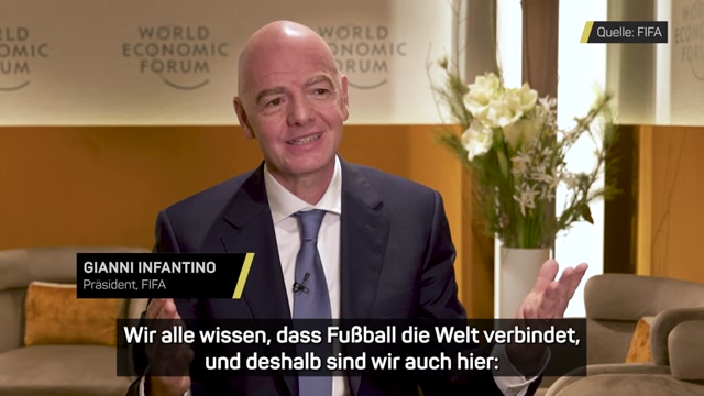 FIFA-Präsident Infantino: "Fußball verbindet die Welt" FIFA-Präsident Infantino: "Fußball verbindet die Welt"